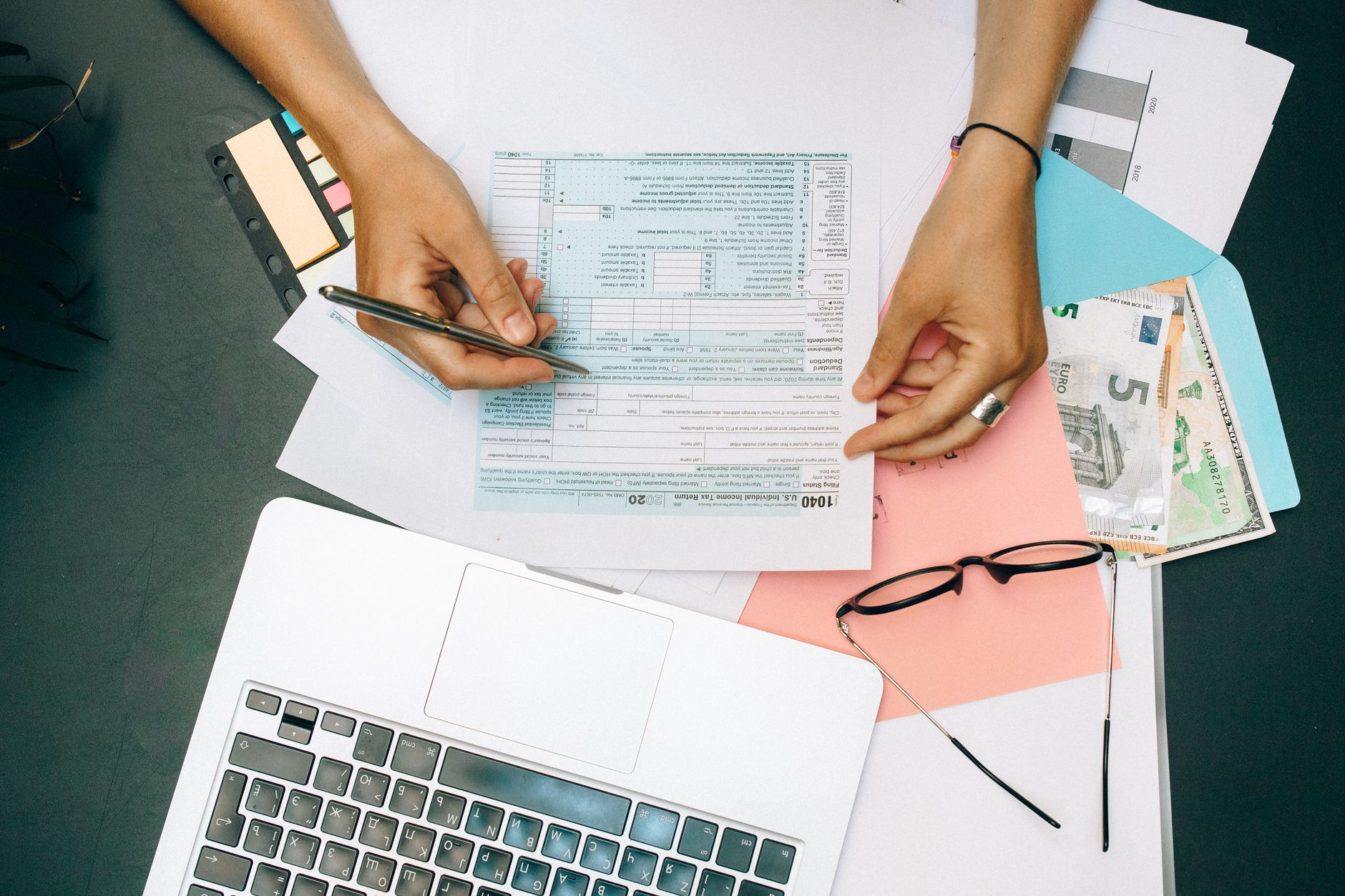 Reviewing corporate balance sheet